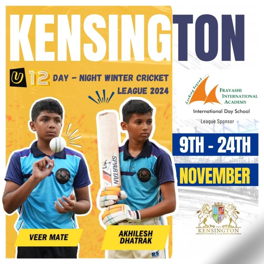u-12 kensington Day-Night Winter Cricket League 2024
