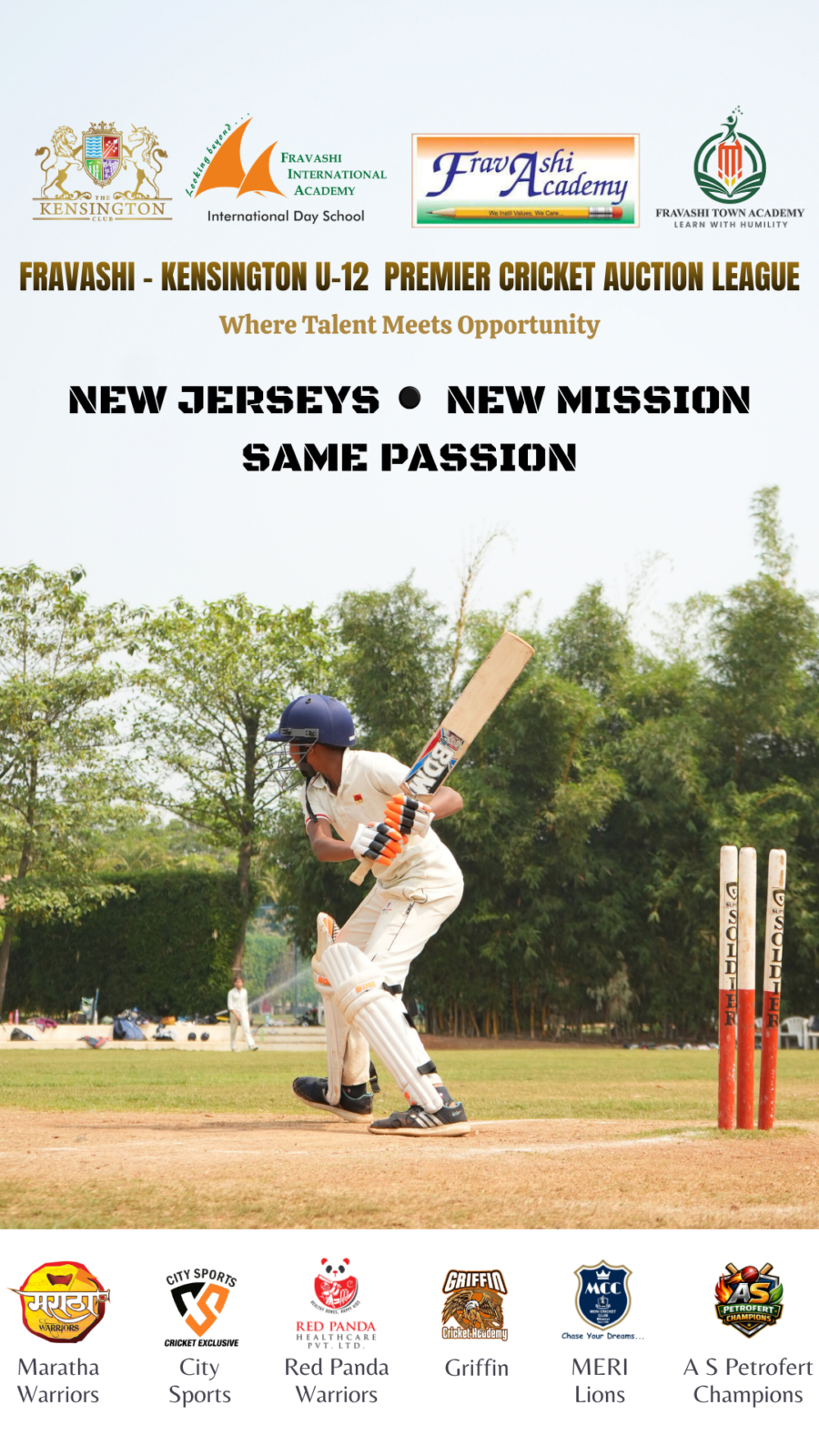 Kensington Club Nashik U-12 Premier Cricket Auction League