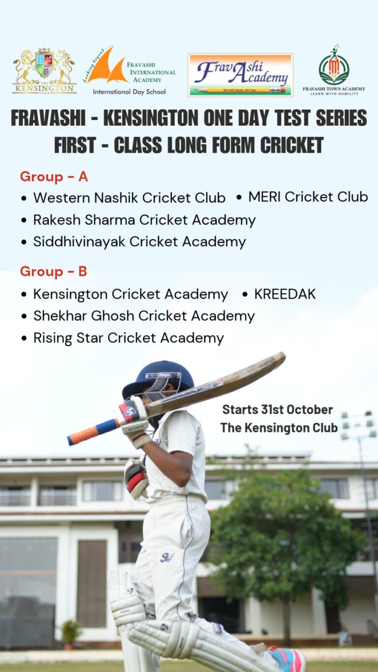 Fravashi Kensington One Day Test Series